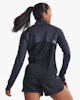 2XU Aero 1/2 Zip (Dam) - Black/Silver Reflective