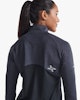 2XU Aero 1/2 Zip (Dam) - Black/Silver Reflective