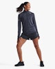 2XU Aero 1/2 Zip (Dam) - Black/Silver Reflective