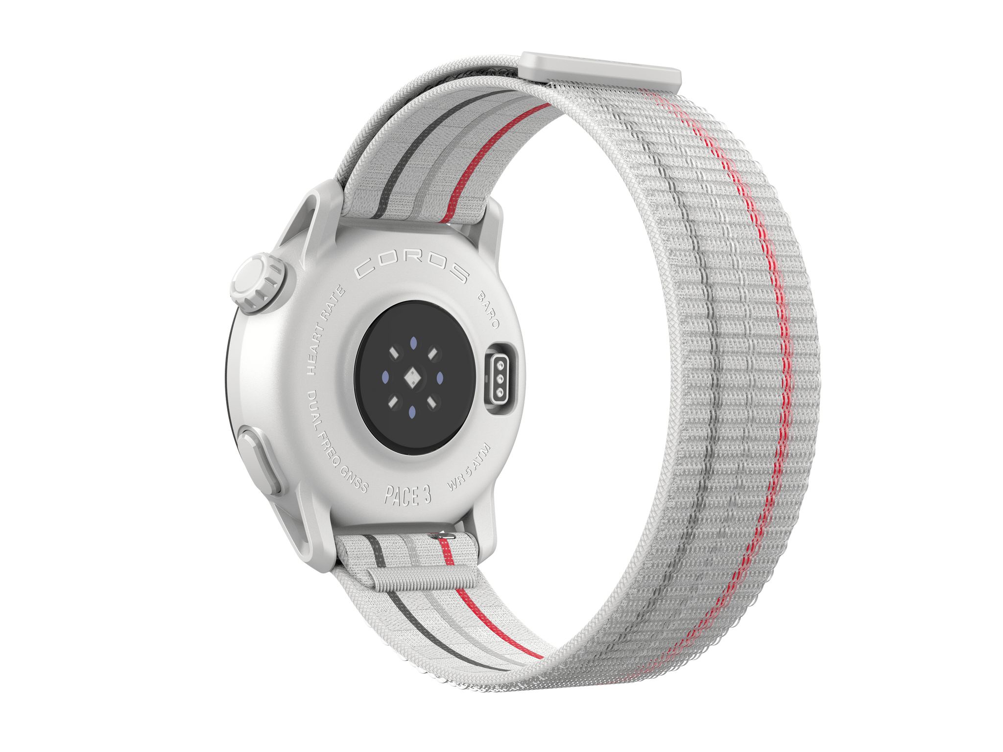 Coros Pace 3 Nylon White