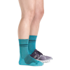 Darn Tough Element - Run Micro Crew Lightweight with cushion (Dam) - Cyan