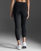 2XU Form Soft Hi-Rise Compression 7/8 Tights (Dam) - Black/Black