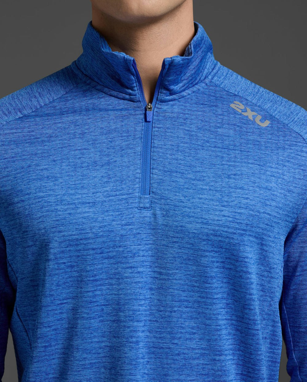 2XU Ignition 1/4 Zip (Herr) - Nebula/black Reflective