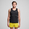 Saucony Stopwatch Singlet (herr) - Svart