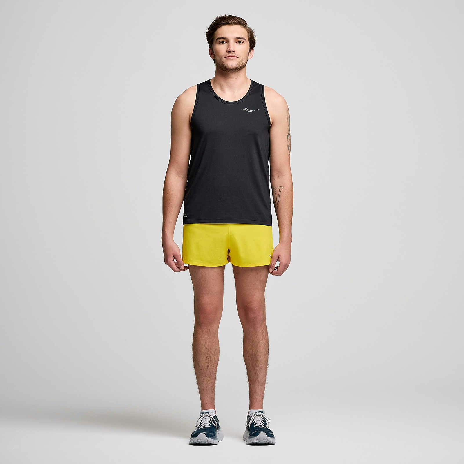 Saucony Stopwatch Singlet (herr) - Svart