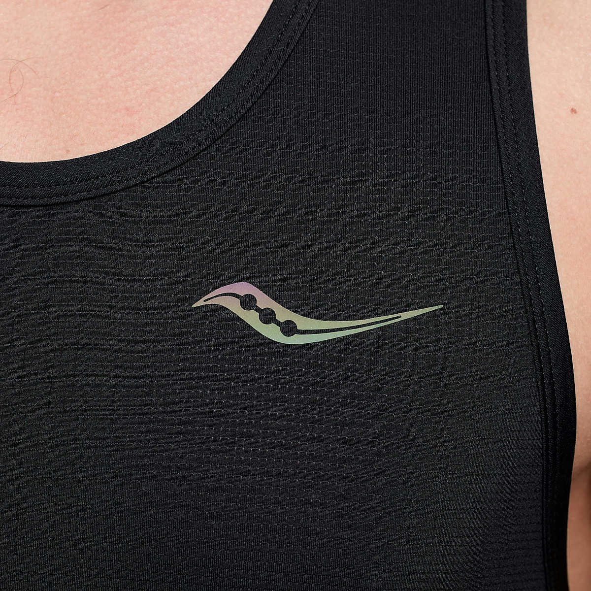 Saucony Stopwatch Singlet (herr) - Svart