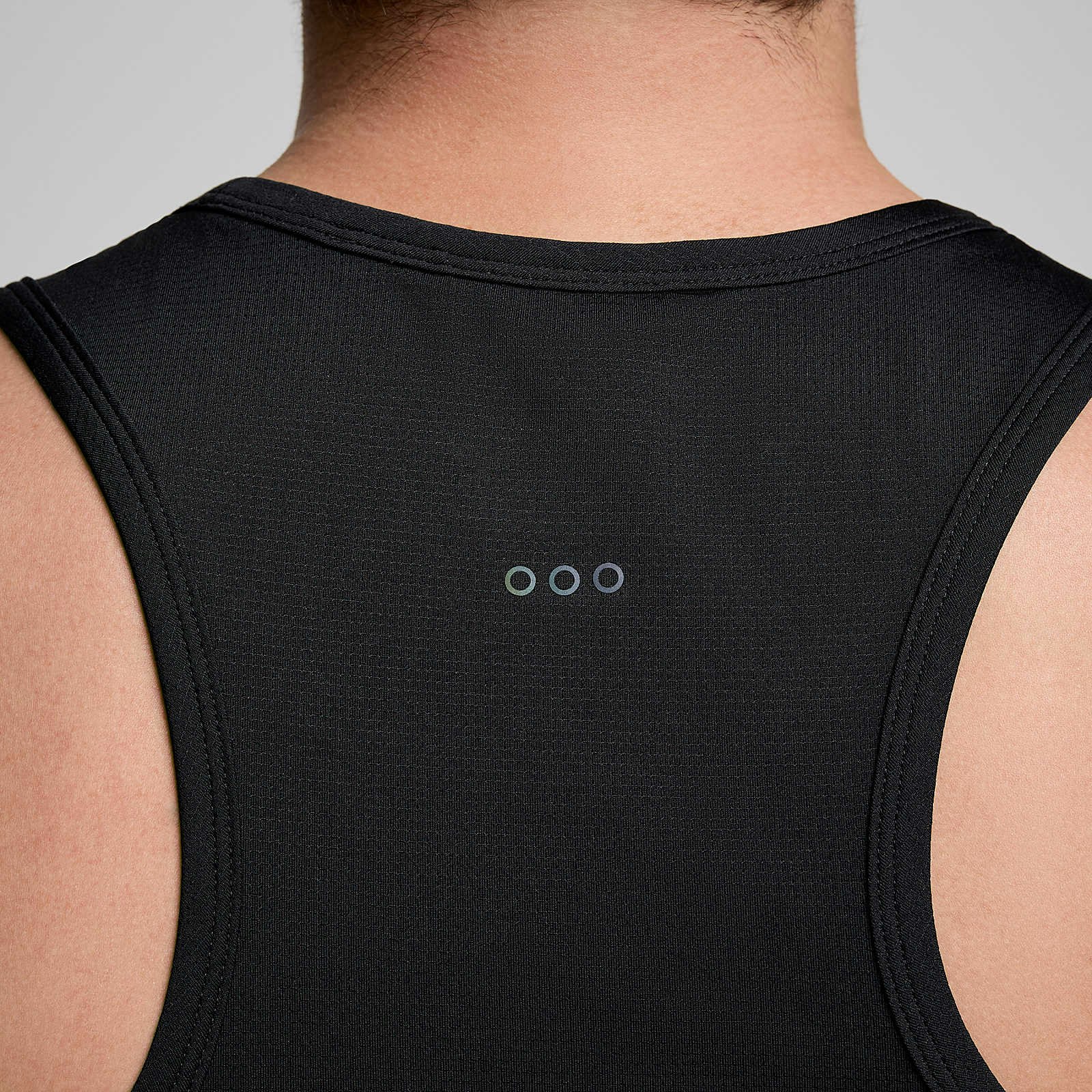 Saucony Stopwatch Singlet (herr) - Svart