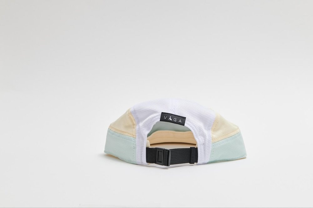 VÅGA Club Cap Pastel Blue/White/Pastel Yellow/Pastel Green