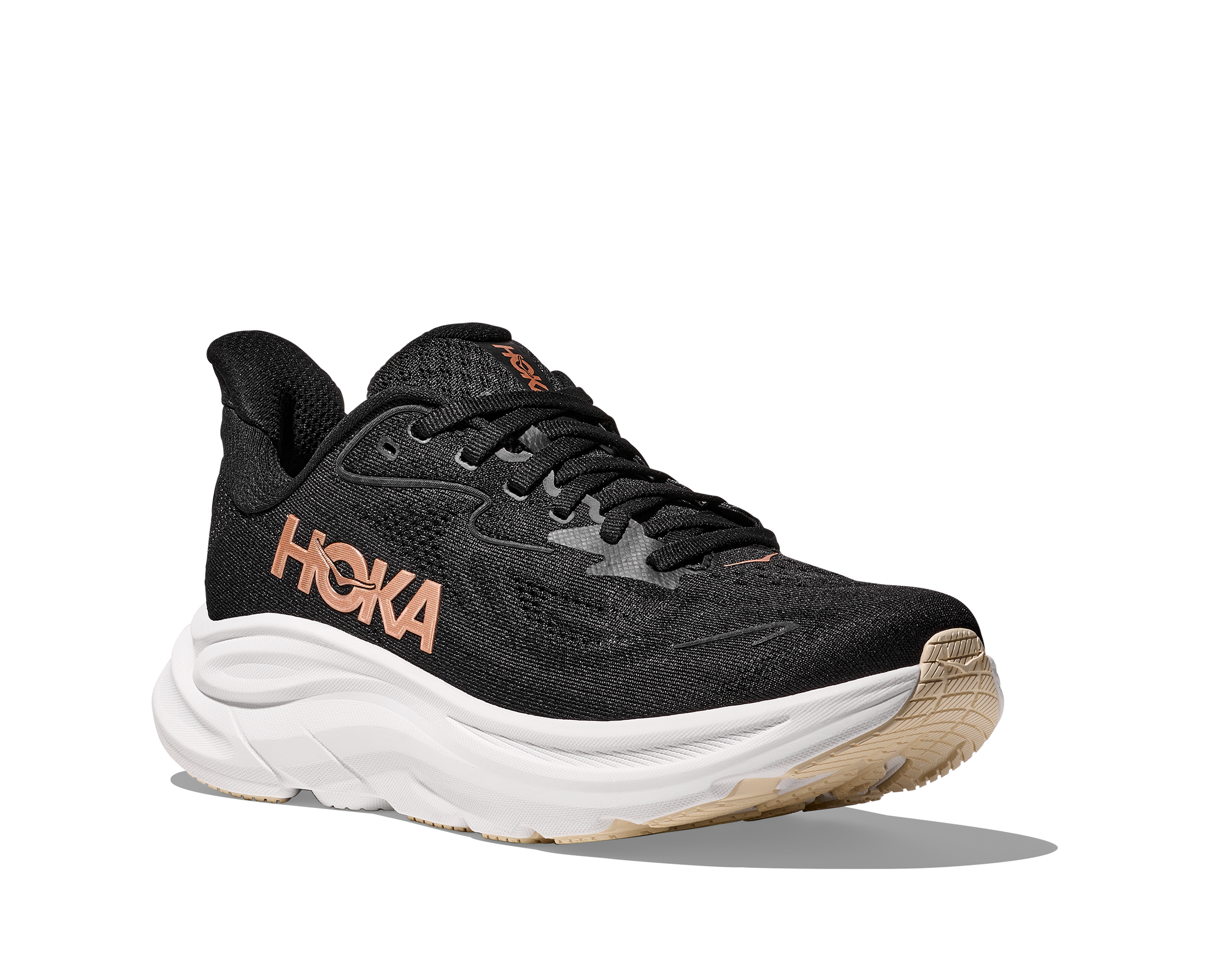 Hoka Clifton 10 (Dam) - Black / Rose Gold