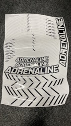 Fälgdekaler " Adrenaline "