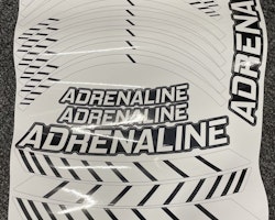 Fälgdekaler " Adrenaline "