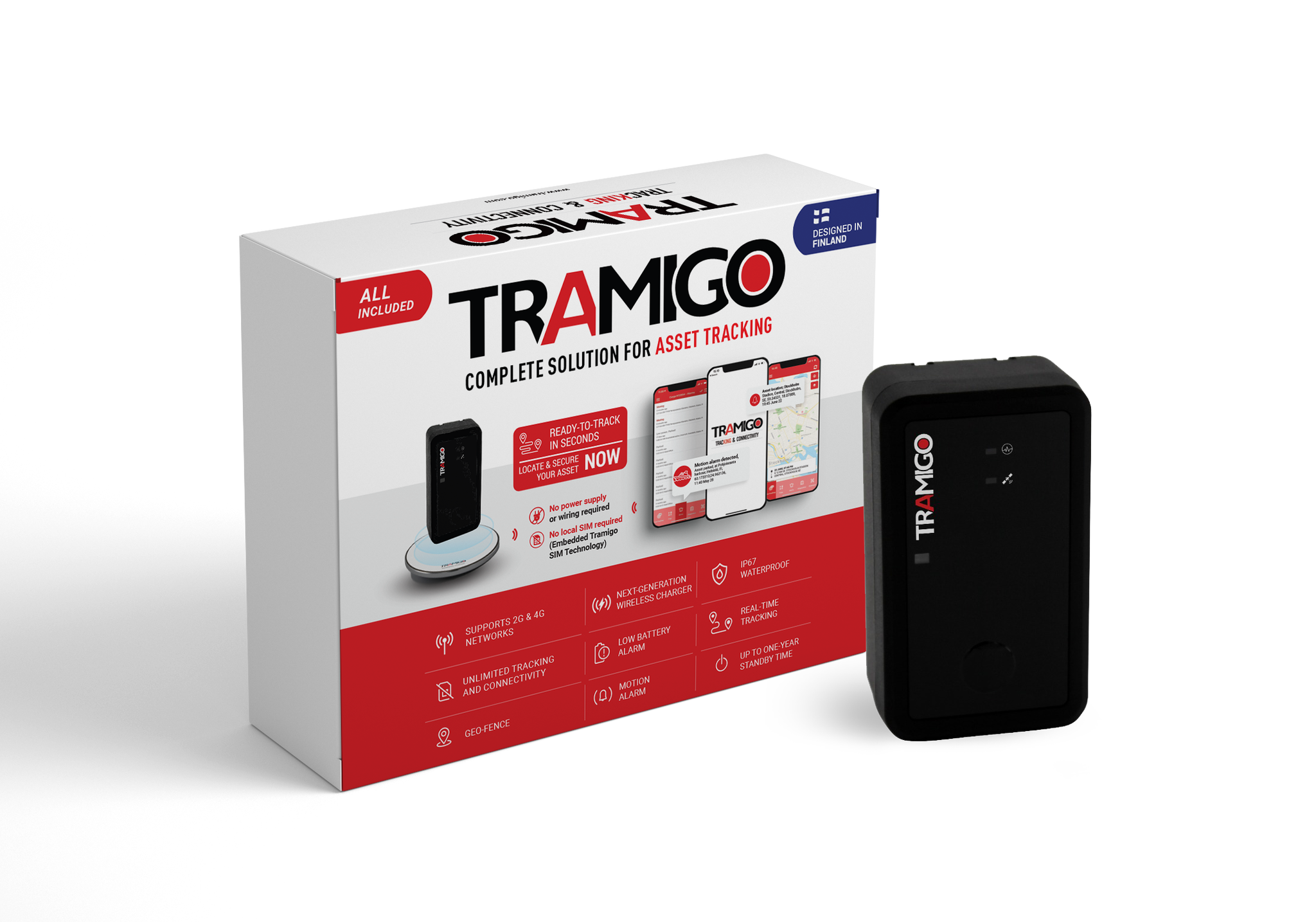 Tramigo IQL Asset GPS-tracker ( Trådlös )