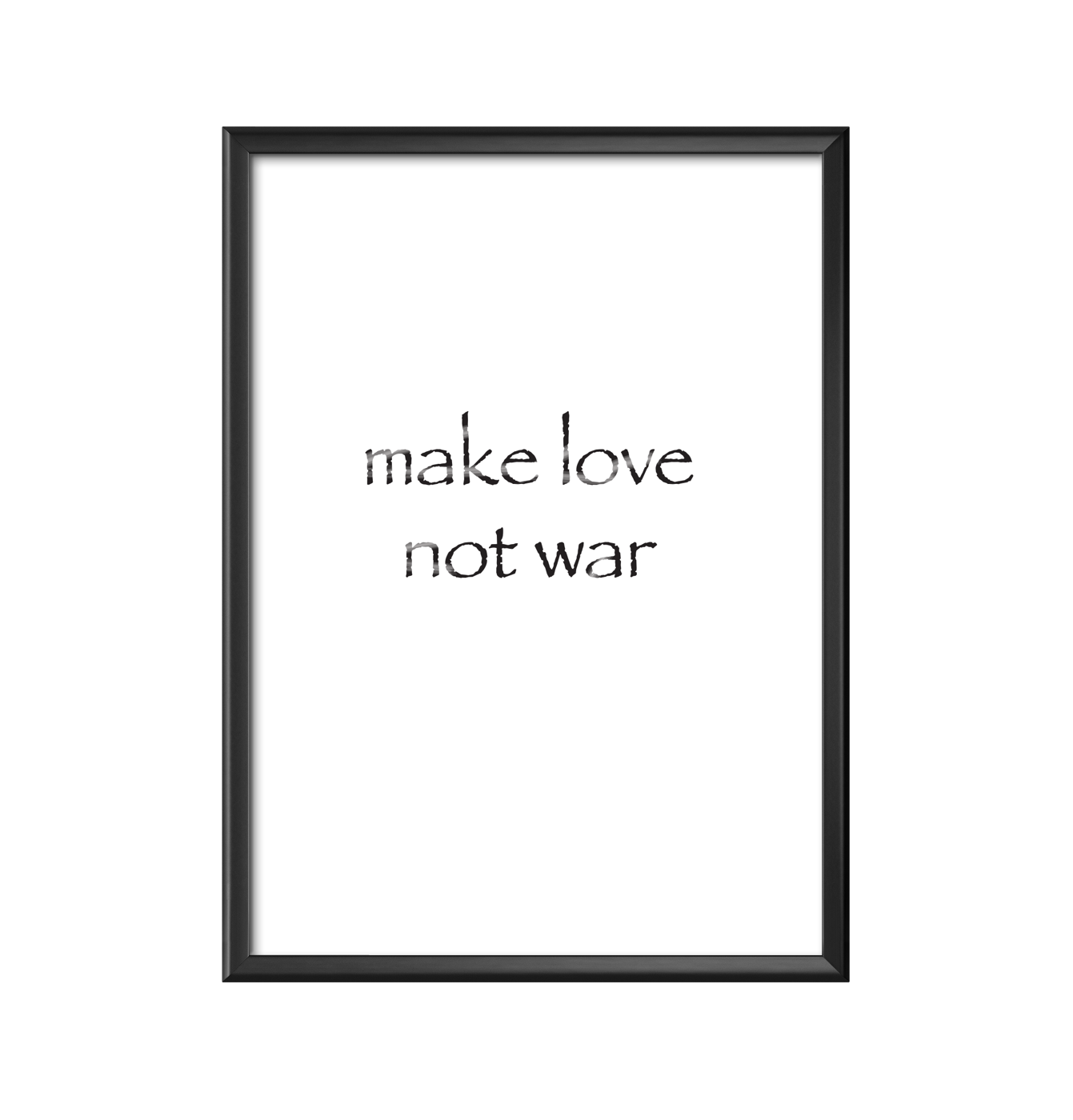 Affisch, print, poster Make love not war