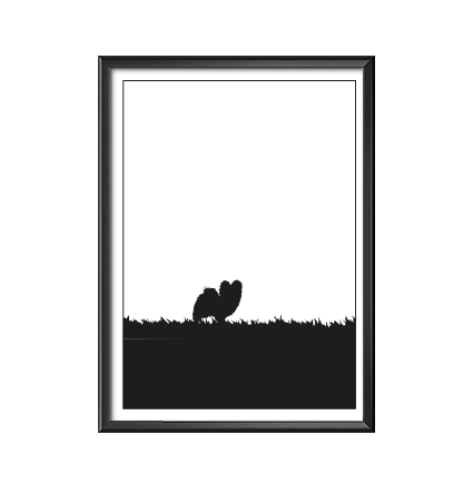 Affisch, print, poster av Papillon