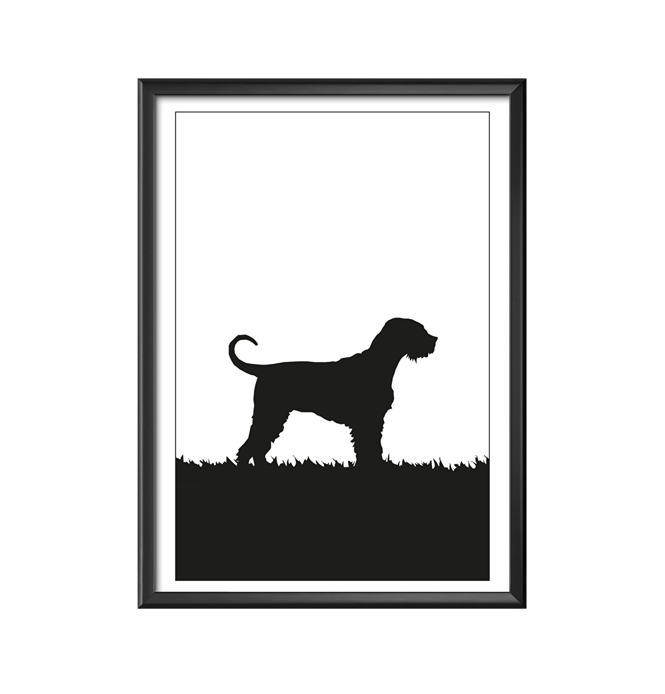 Affisch, print, poster av Riesenschnauzer