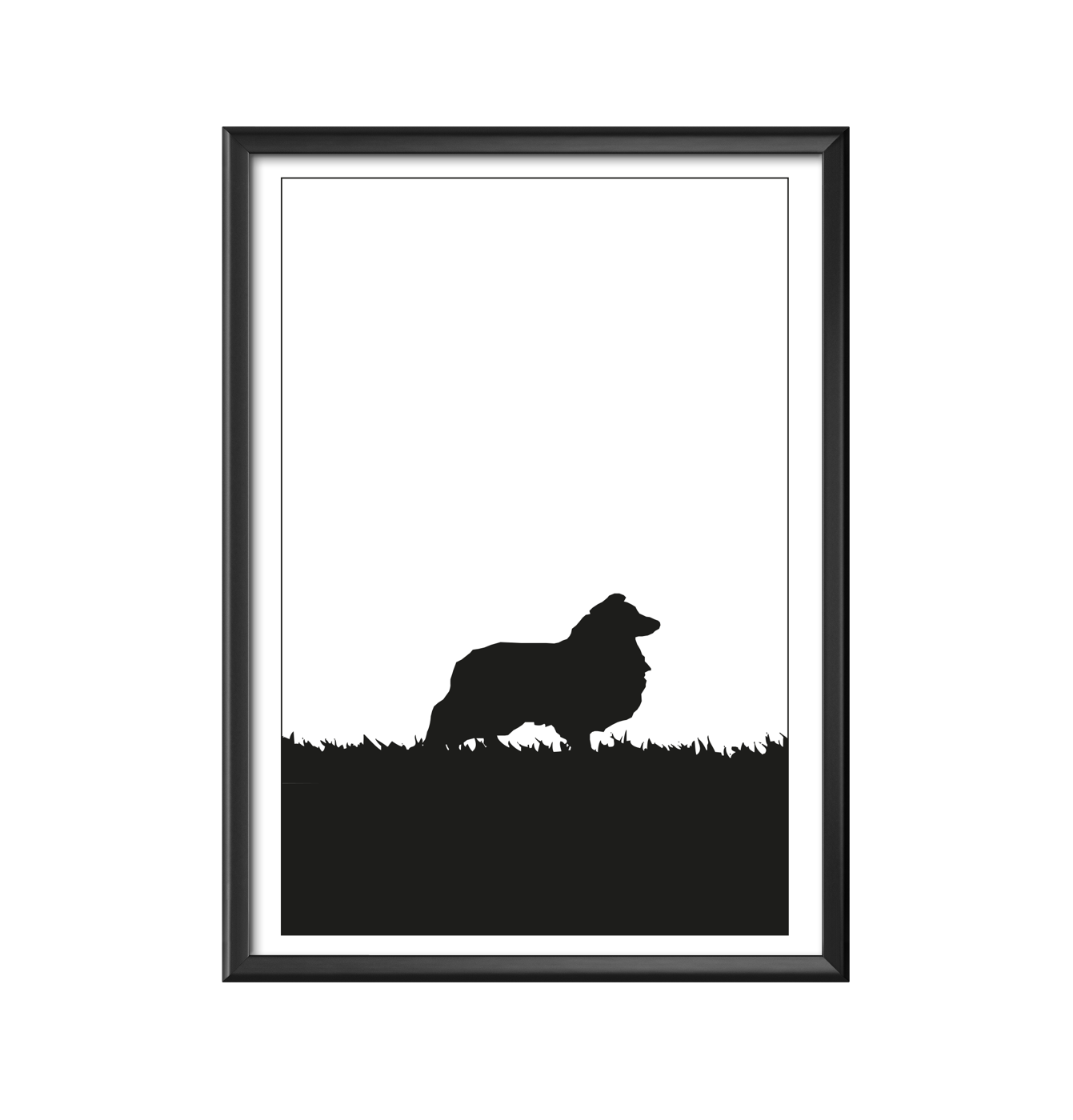 Affisch, print, poster av Shetland Sepdog Sheltie