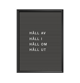 Håll av, Håll i, Håll om, Håll ut...