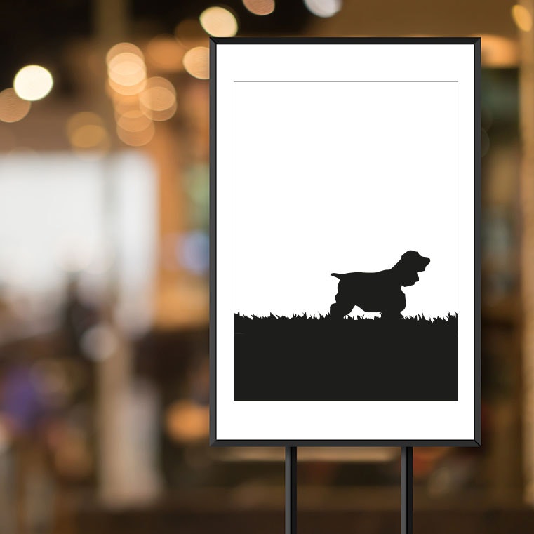 Cocker Spaniel poster 30x40 cm