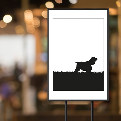 Cocker Spaniel poster 30x40 cm