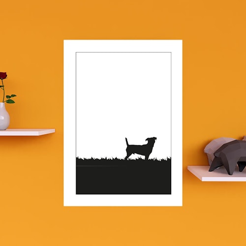 Jack Russell poster 30x40 cm