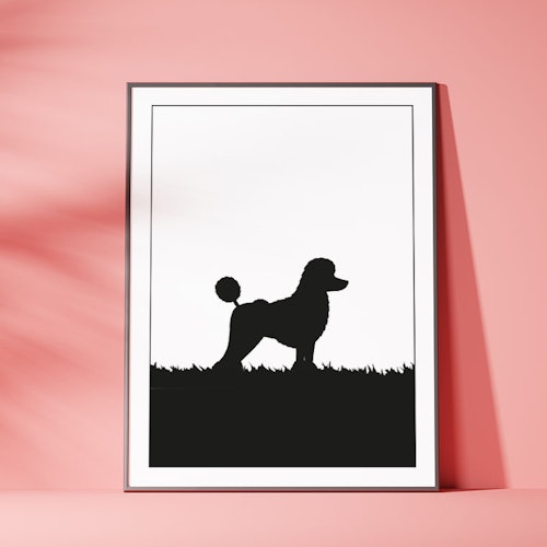 Pudel 30x40 cm