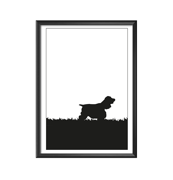 Cocker Spaniel poster 30x40 cm