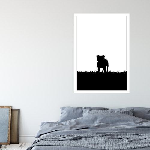 Staffordshire Bullterrier 30x40 cm