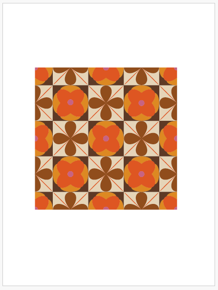 Pattern of flowers