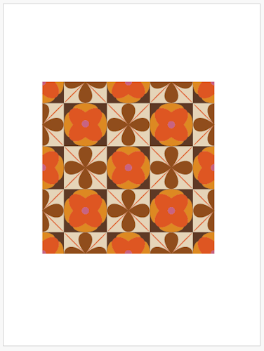 Pattern of flowers