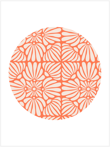 Circle of flowers