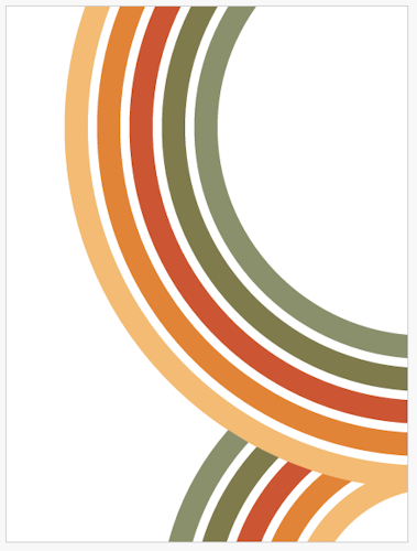 Retro circle