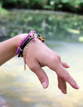 Armband Ametist