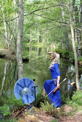 Skön kungsblå Klänning
