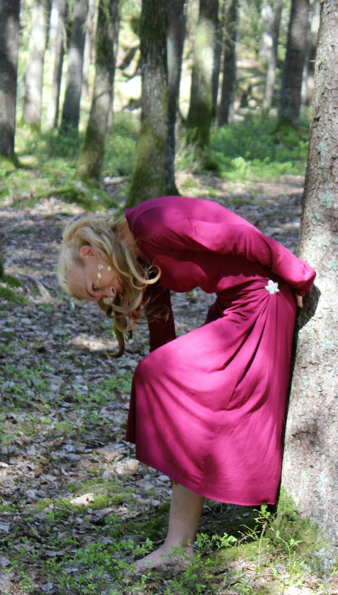 Rosa skön Klänning i ledig stil