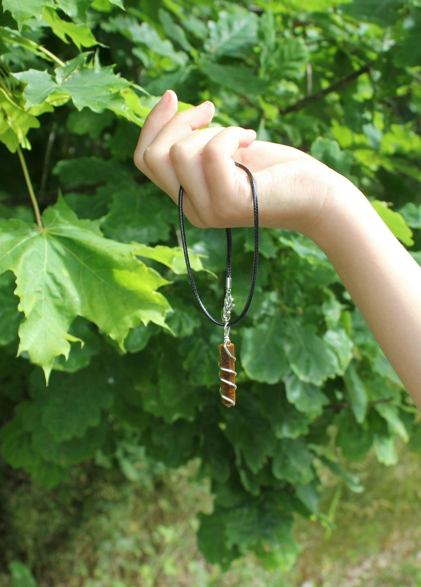 Tigeröga halsband