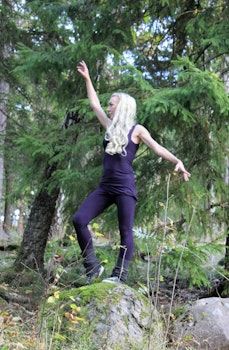 Lila snyggt Linne