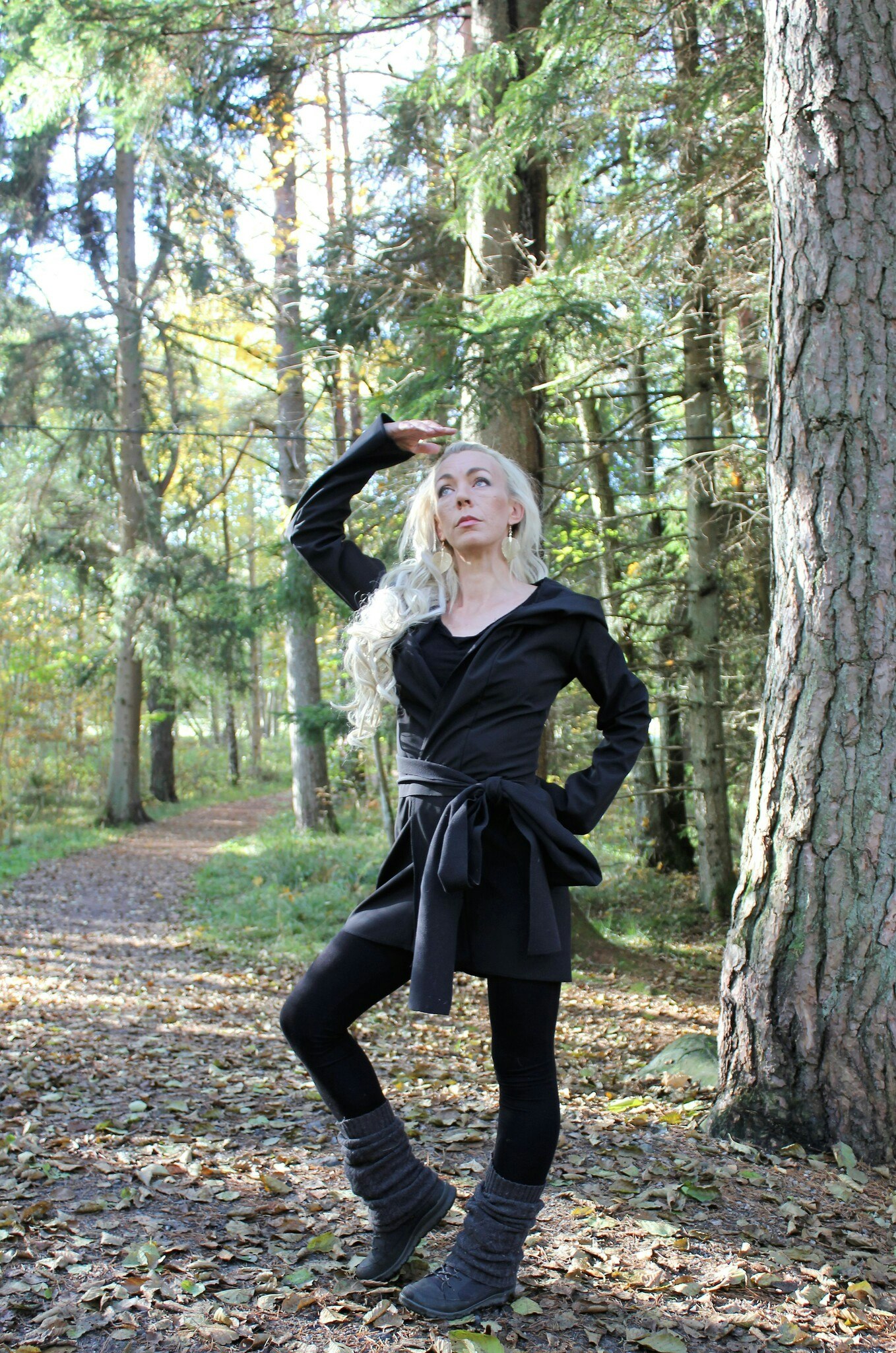 Svart snygg Softshell jacka