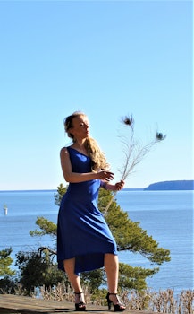 Blåa Havet Klänning