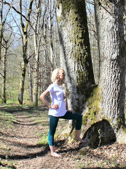Vit skön och ledig T-shirt