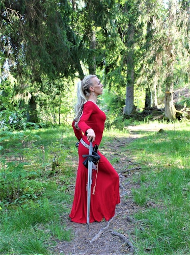 Fräck Röd Klänning