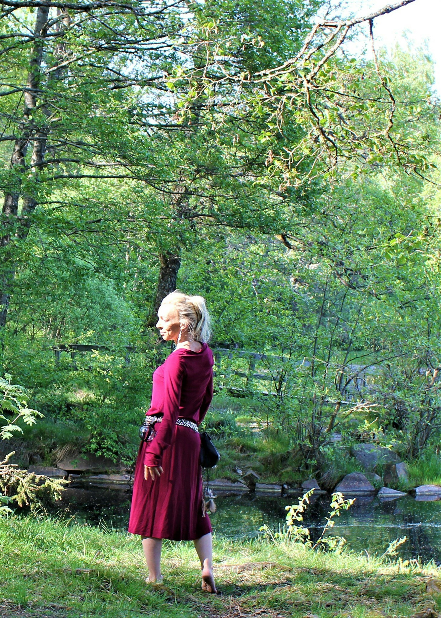 Rosa skön Klänning i ledig stil