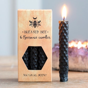 Svarta "beskyddande" bivax Magic Spell Candles