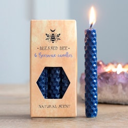 Blå "visdom" bivax Magic Spell Candles