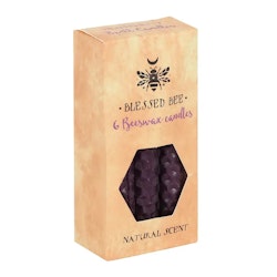 Lila "Övervinna" bivax Magic Spell Candles