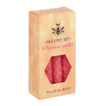 Rosa "självförtroende" bivax Magic Spell Candles