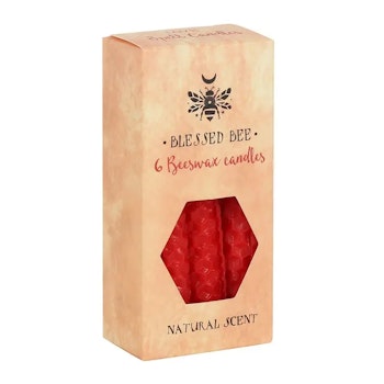 Röd "mod" bivax Magic Spell Candles