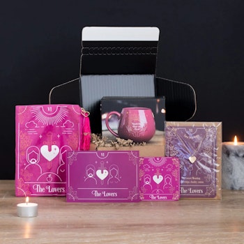 Kärlek Rosa Present box