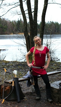 Vinröd T-shirt