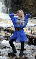 Blå Strand kimono