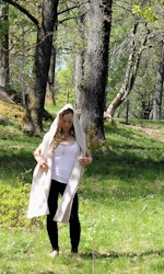 Halsduk med huva